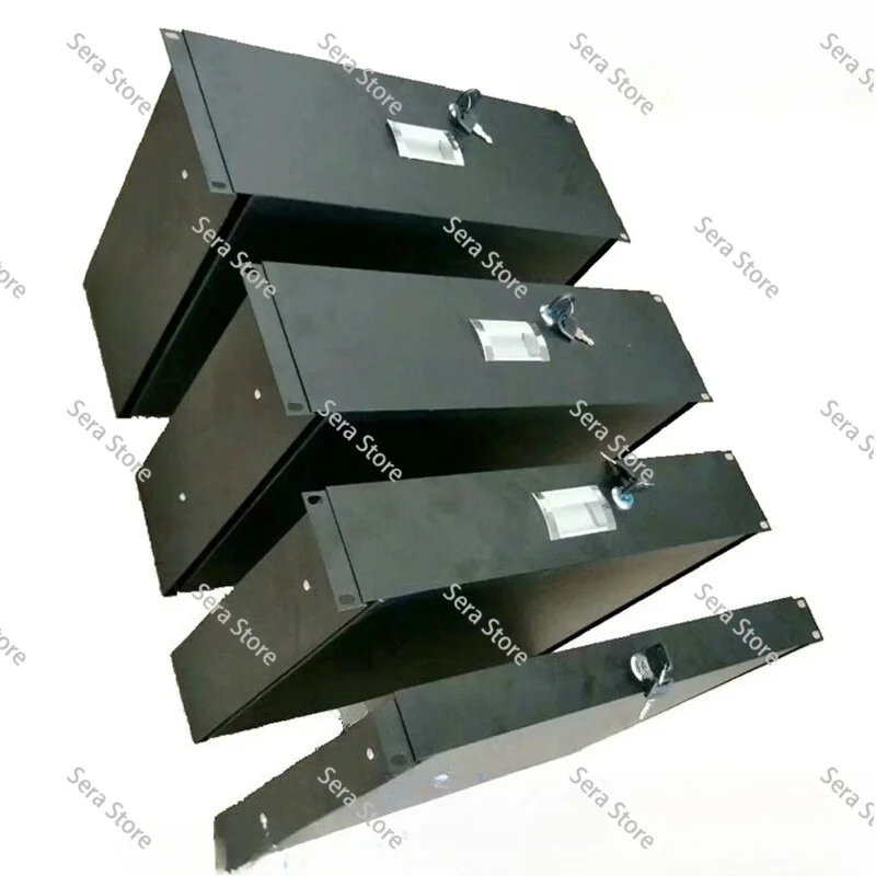 NEW 2U Engineering Computer Room Cabinet Drawer, Network Cabinet Drawer, Microphone Flight Case, ABS Box Drawer