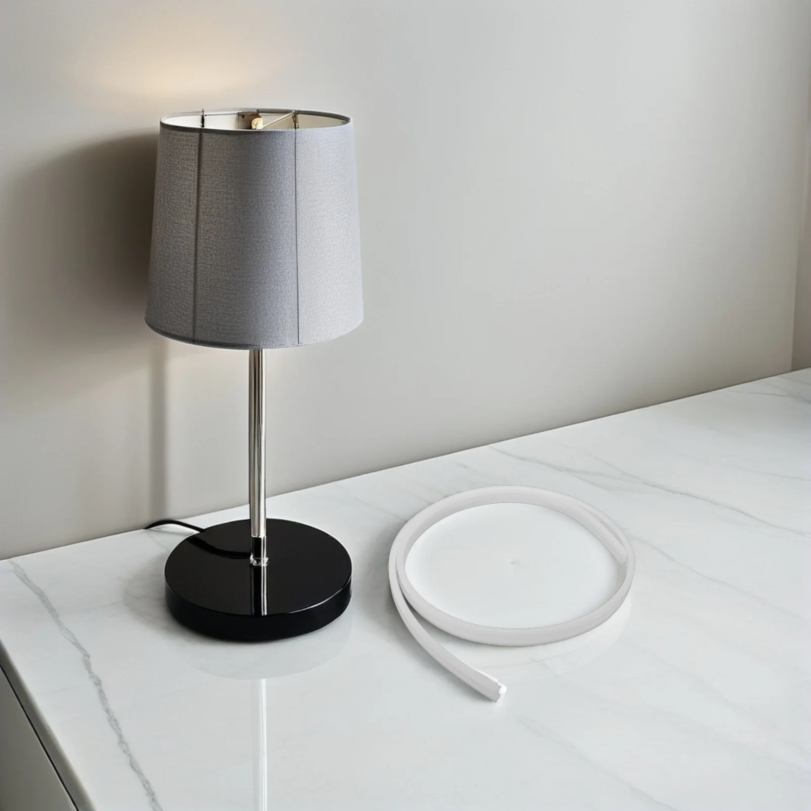 

Led Strip Diffuser Channel 10Mm Flexible Pvc Curved Cover For Wall Mount Tape Lighting Track Modern Living Room Kitchen Light