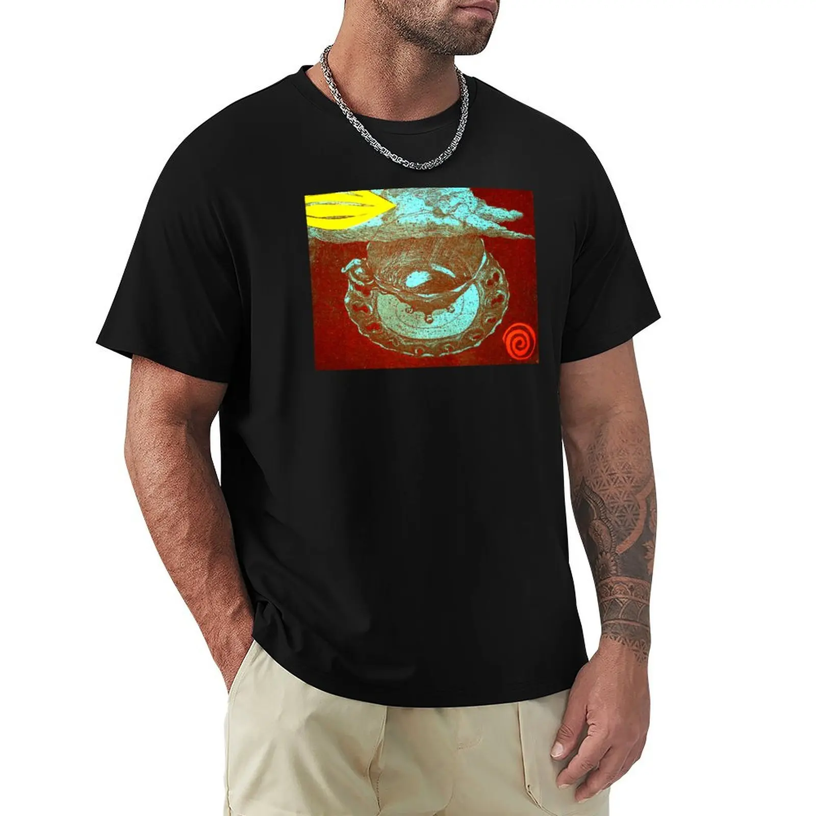 Storm Cloud in a Tea Cup T-Shirt Holiday Party T-Shirt for Men