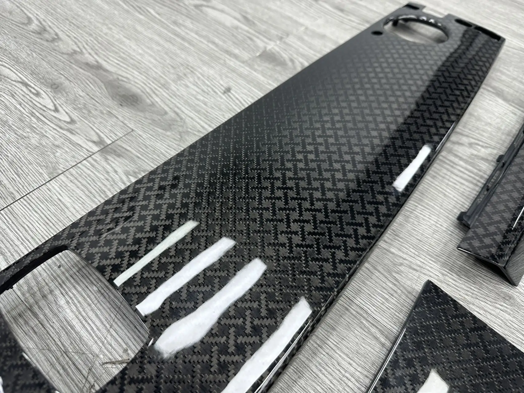 Dry Carbon Fiber Interior Replacement 12-piece set for instrument panel center console panel interior modifications