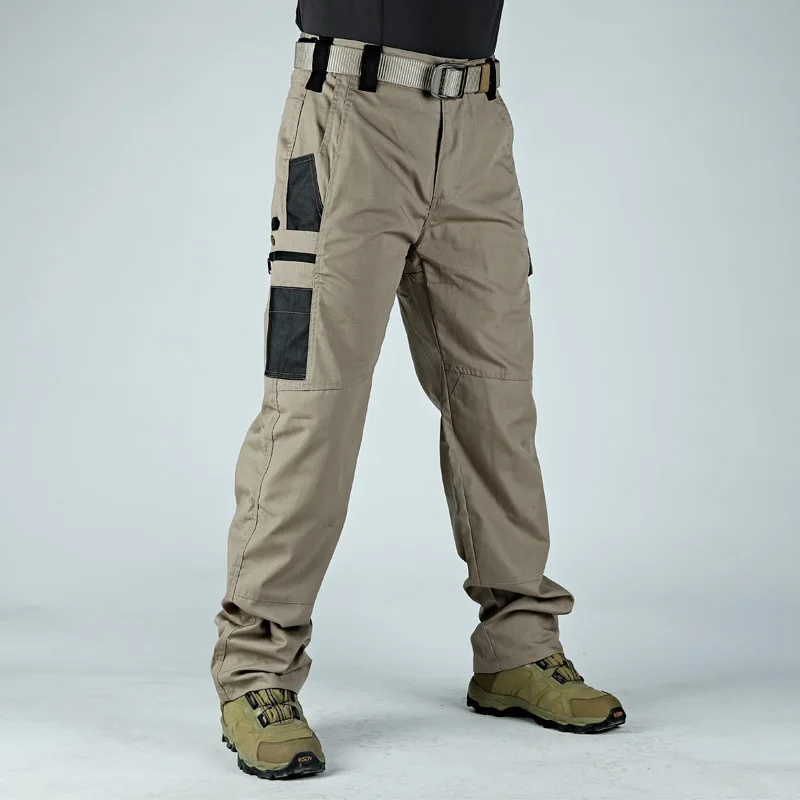 

Multi-Pocket Men's Casual Pants Tactical Cargo Trousers Waterproof Outdoor Hiking Wear-Resistant Training Overalls Men Pants