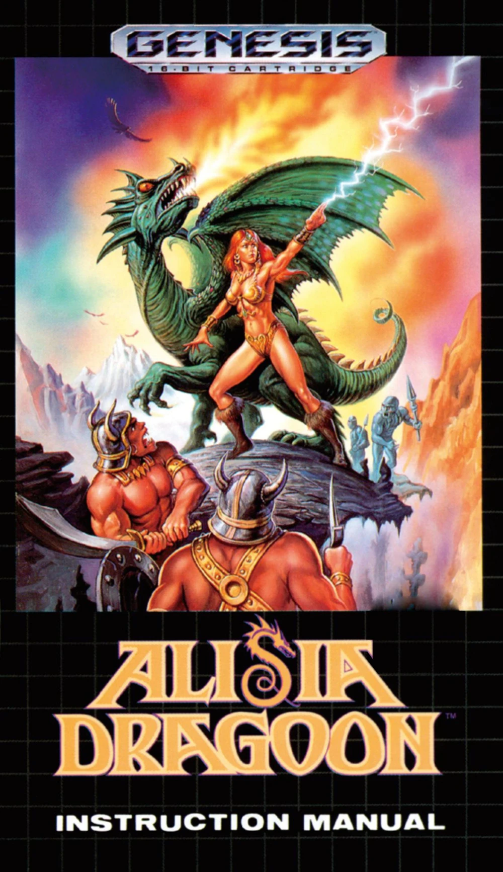 

Новое поступление, руководство Alisia Dragoon MD, США, руководство по репродукции книг для системы Sega MegaDrive Genesis