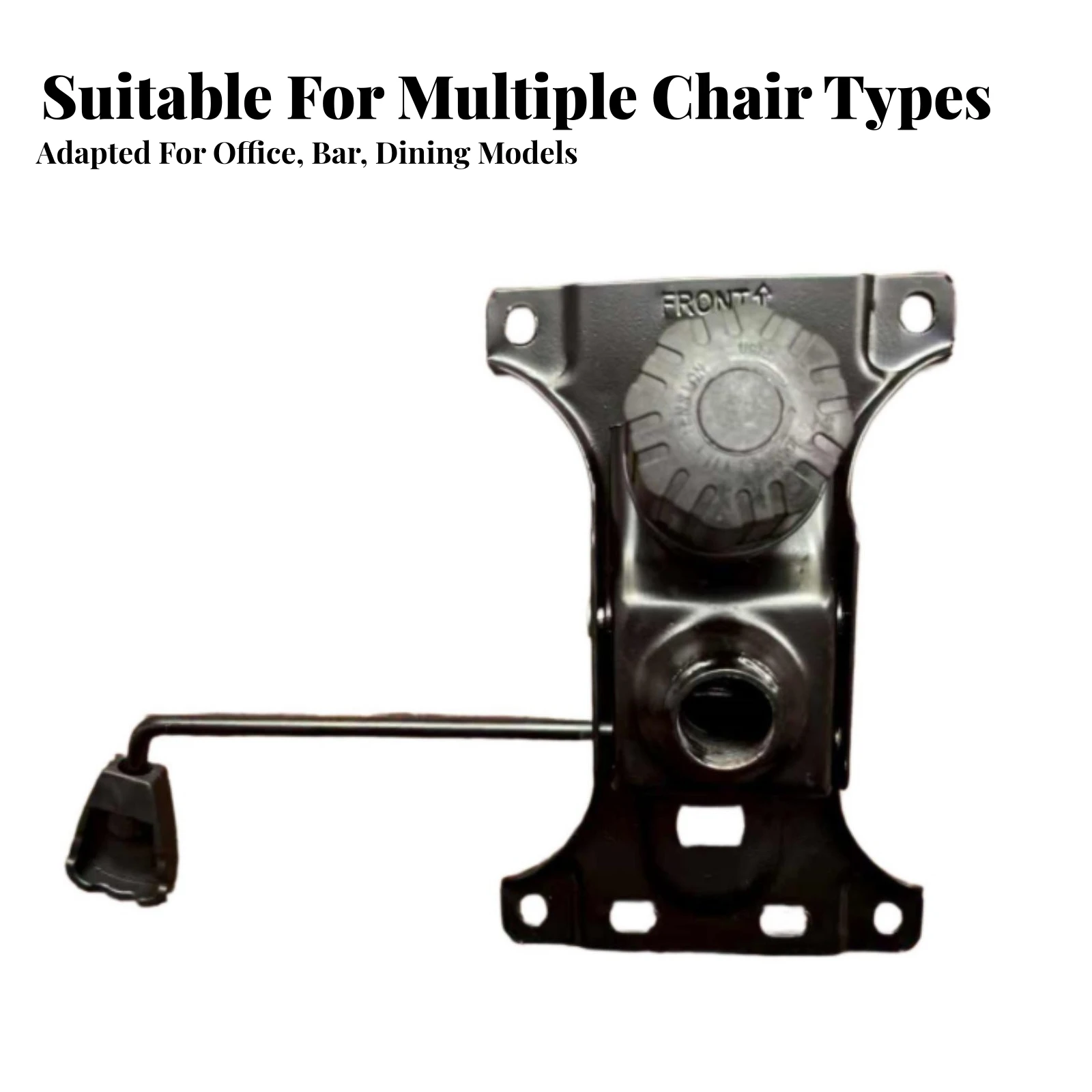 Tilt Control Mechanism 17-Hole Swivel Plate Swivel Chair Base Plate Rotating Mounting Holes Office Chair Tilt Base Long-Lasting