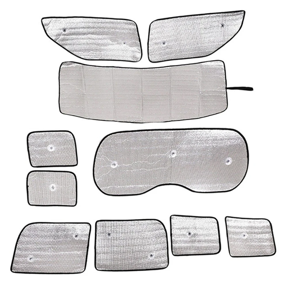 Front Rear Windshield Window Sunshade Cover Sun Visor Anti-UV Insulation Pad For Land Rover Defender 2012-2022 Car Accessories