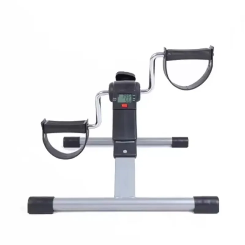 

Portable Folding Under Desk Pedal Exerciser Mini Exercise Bike with Electronic Display for Legs and Arms Workout