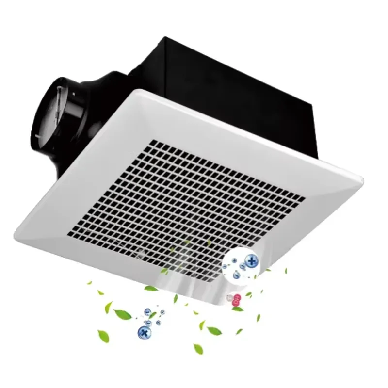Stainless Steel 220V AC Ceiling Mount Bathroom Exhaust Fan 100mm/150mm Ventilation with OEM/ODM Support