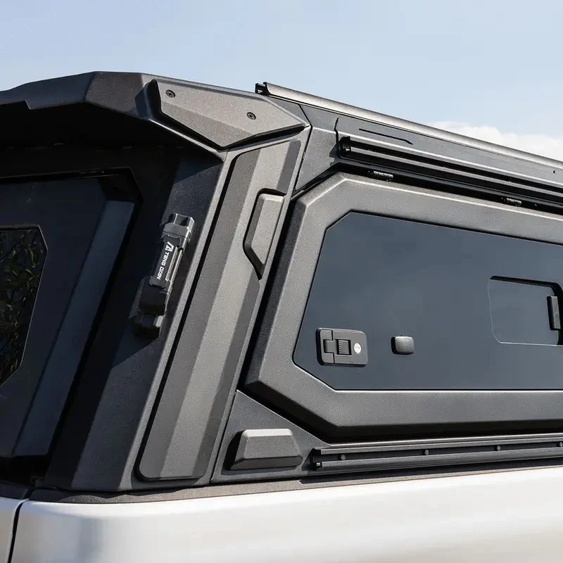 4x4 Offroad Aluminum Hardtop Canopy, Waterproof Locking Camper Truck Topper for Gladiator JT view 2