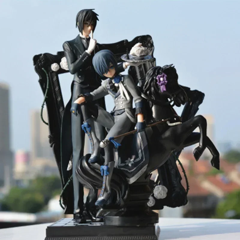 In Stock Black Butler Anime Figures Sebastian Michaelis Action Figures Collectible Model Desk Decor Toy Adult Kids Toy Gift