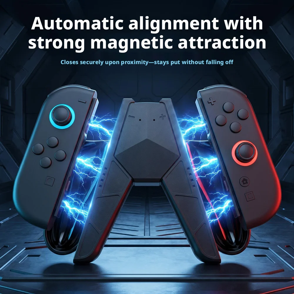 Magnetic Switch 2 Charging Grip Plug and Play Portable Joy-Con2 Controller Charger for Switch 2 Joy-Con 2 Gaming Accessories - view 4