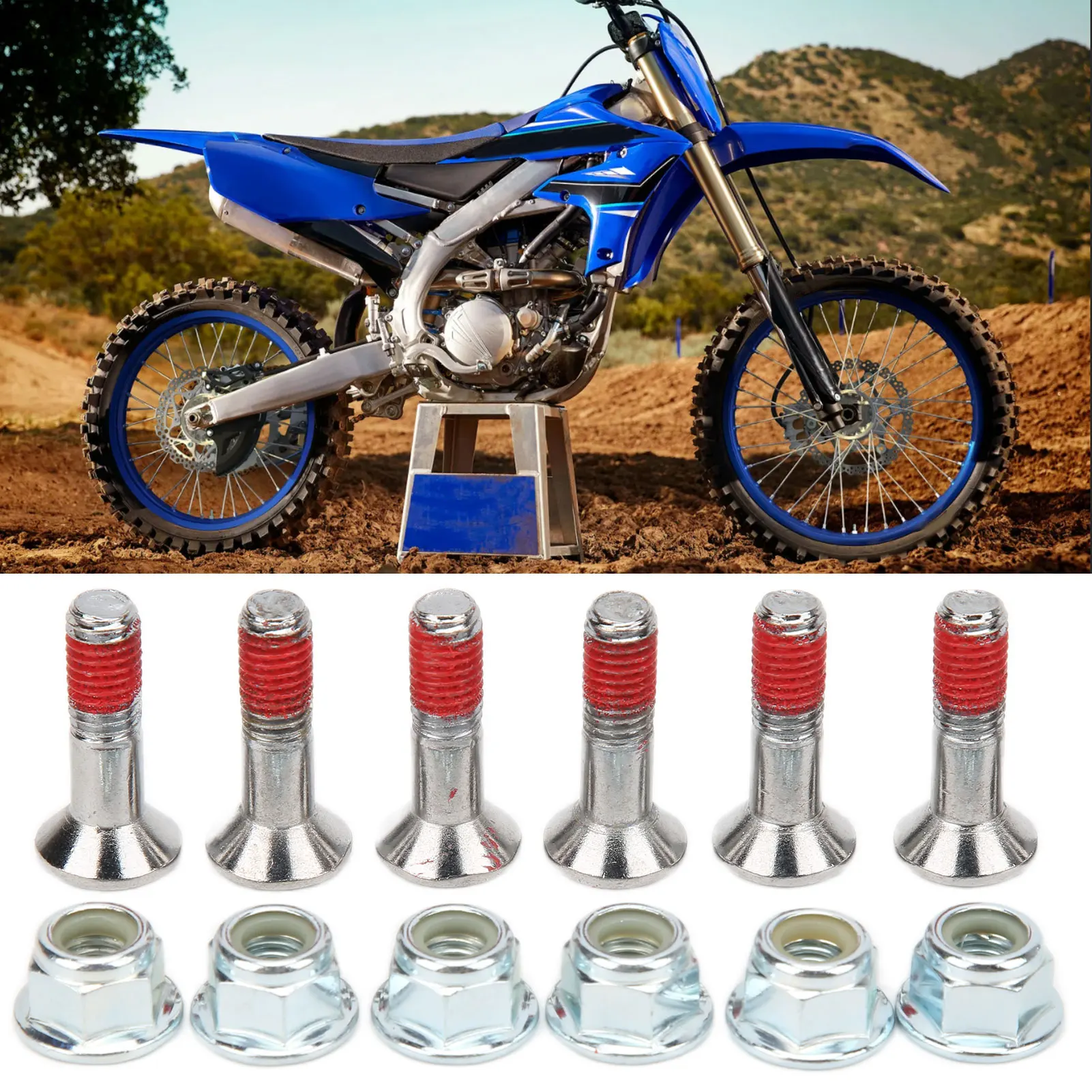 6PCS M8 Aluminium A…