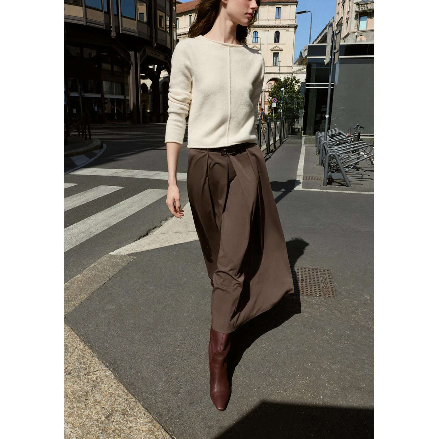 لينة محبوك طويل Sve جولة Ne أعلى المرأة حصيرة Sle الخريف الشتاء جديد وصول ألياف البوليستر لباس غير رسمي #2