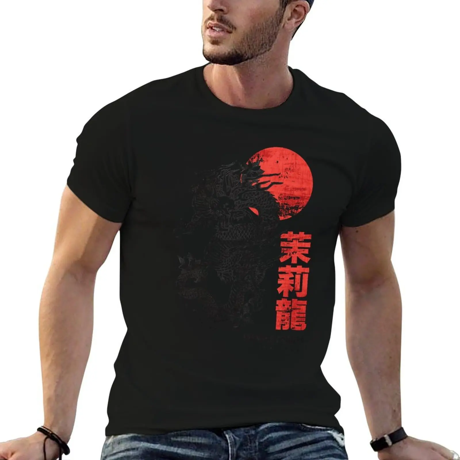 

Jasmine dragon tea house T-Shirt t shirt man luxury t shirts cotton 100% T-Shirt