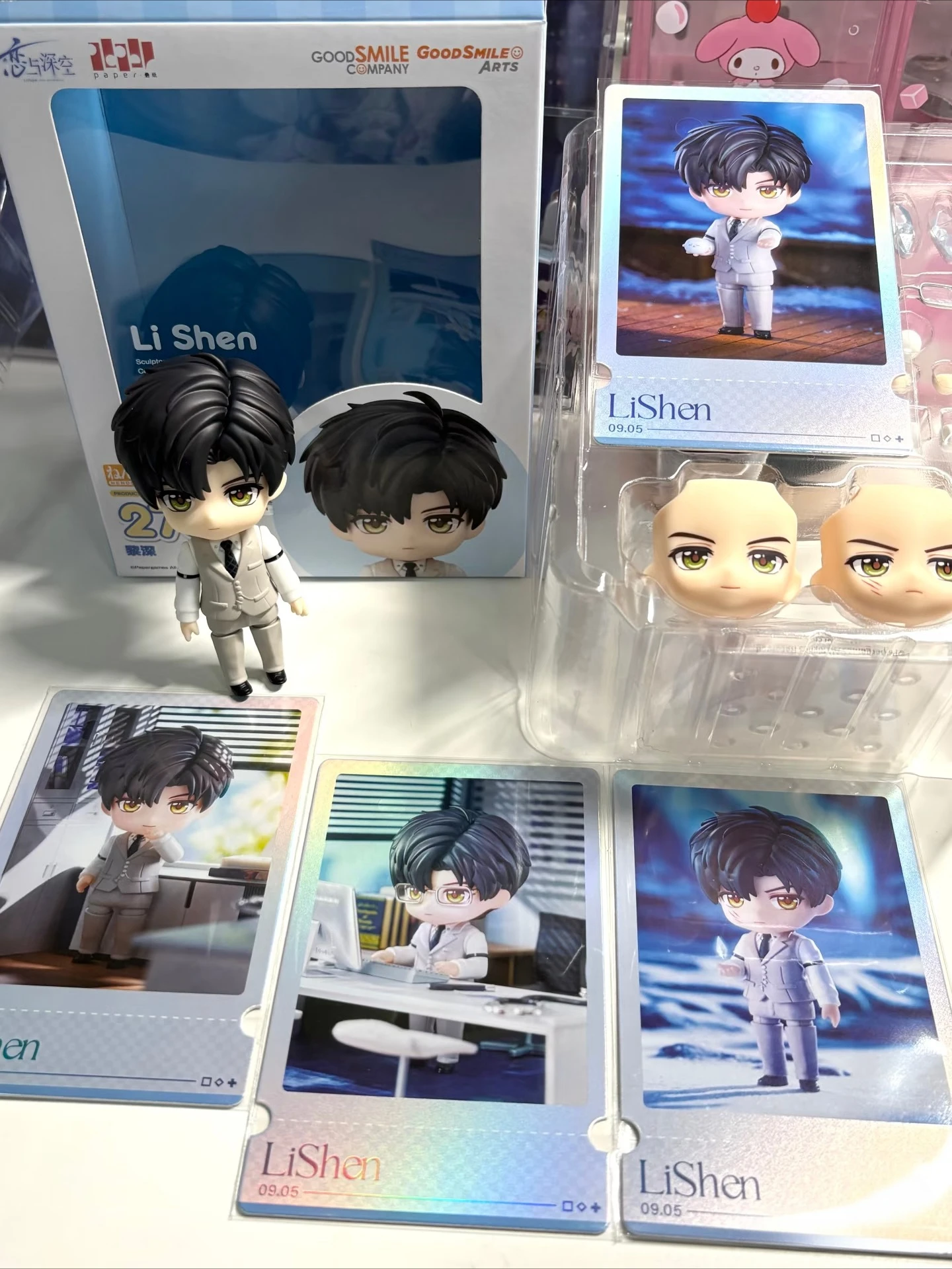 In Stock [Official Merchandise] Game Anime Love and Deepspace Cosplay Zayne GSC Chibi Figure Figurine Desktop Ornament 4