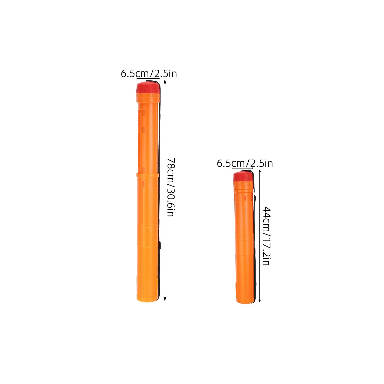 Expandable Children's Drawing Tube Adjustable Length Portable Poster Storage Drawing Holder Tube Strap for Art Carrying Case