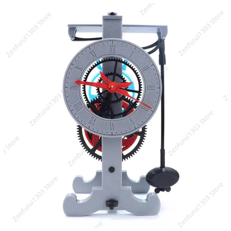 3D Printed  Pendulum Clock Model Physics Experiment Teaching Aids Mechanical Clock