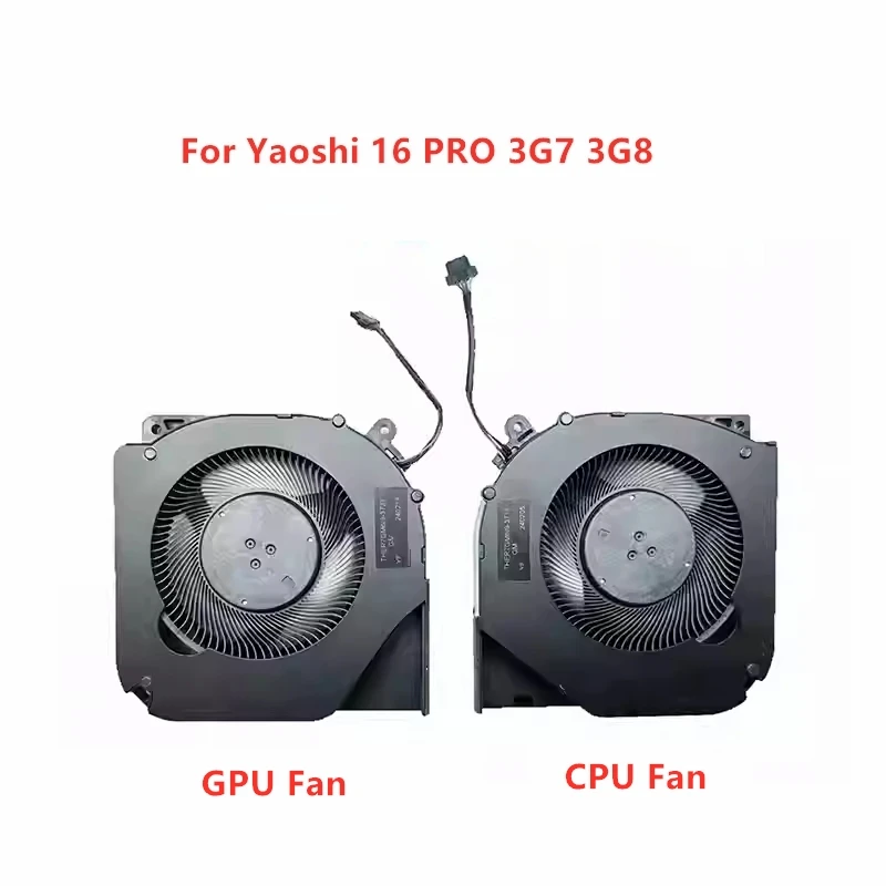 

New Original Laptop CPU GPU Cooling Fan For MECHREVO Yaoshi 16 PRO 3G7 3G8