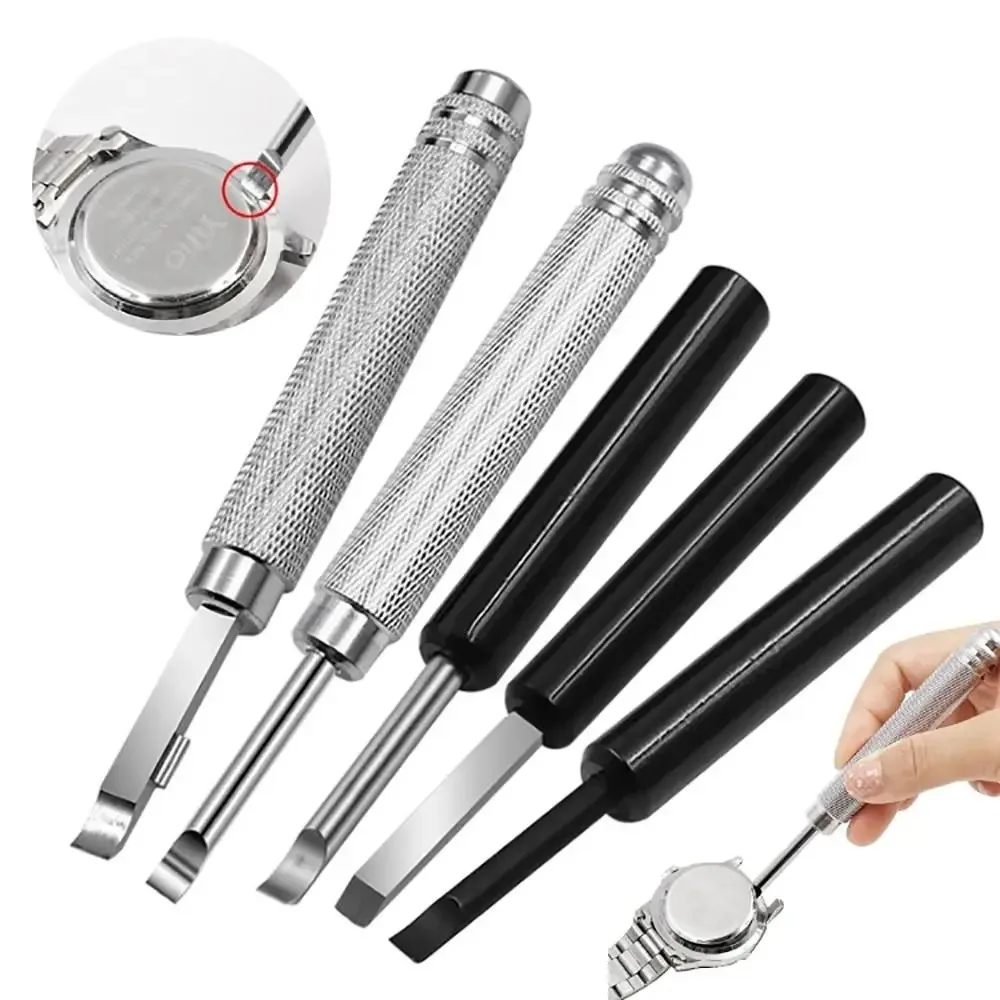 1Pcs Watchmaker Screw Pry Tool Metal Battery Change Press Remover Watch Back Case Opener Repair Tool for Watchmakers