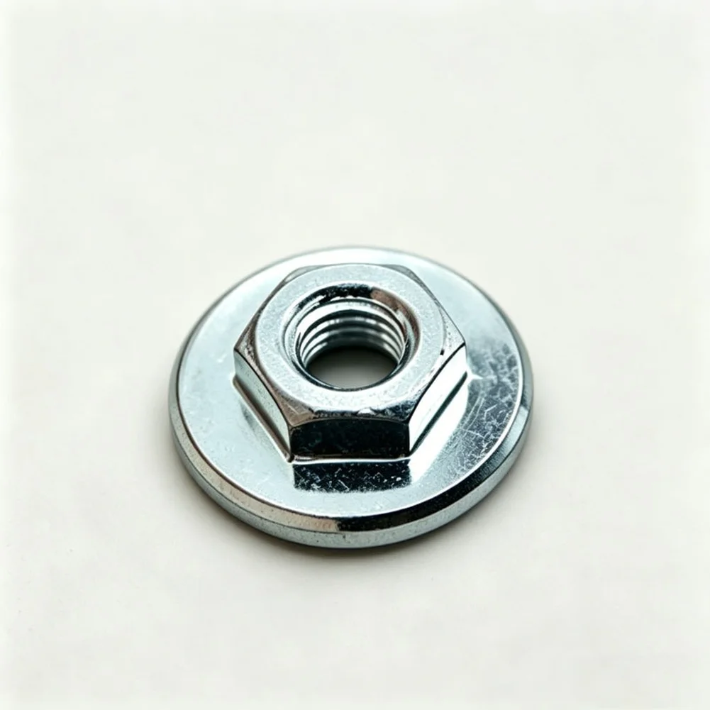2PCS Hex Nut Adapter for M10 Pressure Plate on For 100Type Angle Grinder Constructed from Precision 45 Steel Components