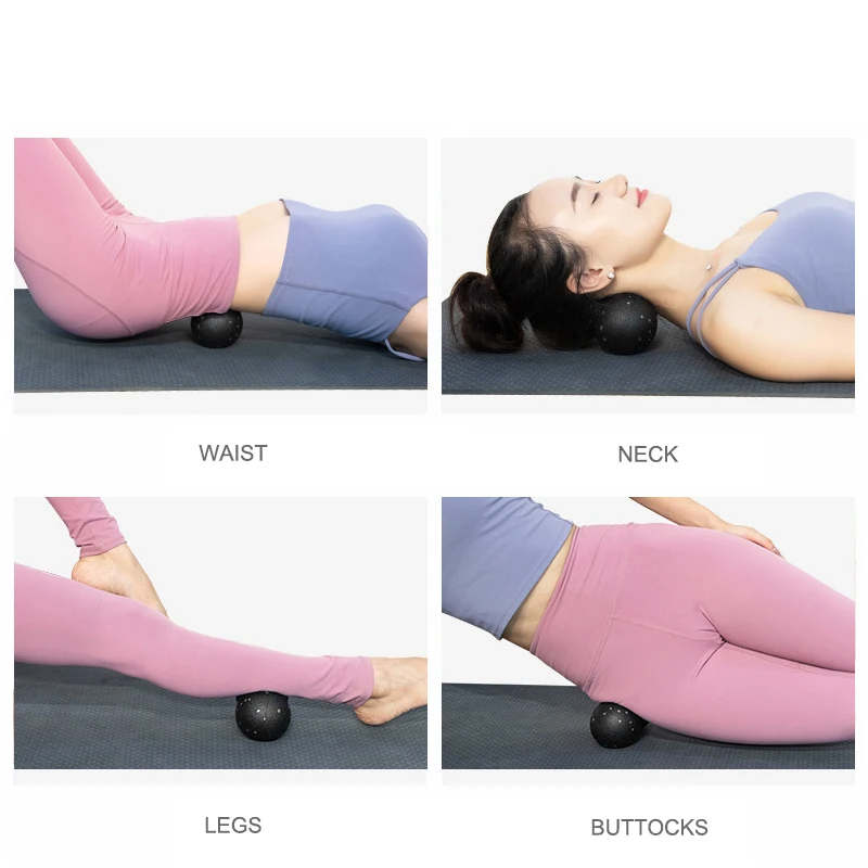 EPP One-piece Peanut Ball Cervical Muscle Relaxation Fascia Ball Yoga Fitness Plantar Meridian Relaxation Massage Ball