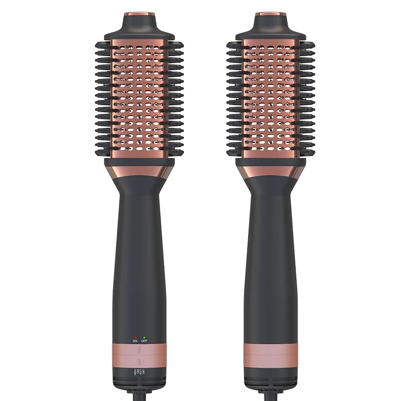 SMET المهنية 1000 واط صالون فرشاة مجفف الشعر خطوة واحدة الهواء الساخن مجفف للنفخ مشط الناشر فوهة شعبية النساء المنزلية البلاستيك #6