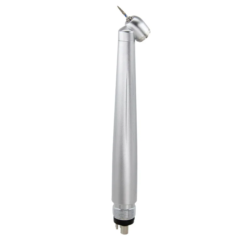 Dental 45 Degree High Speed Handpiece E-generator Integrated Standard Head Push Button Handpiece Single Water Spray