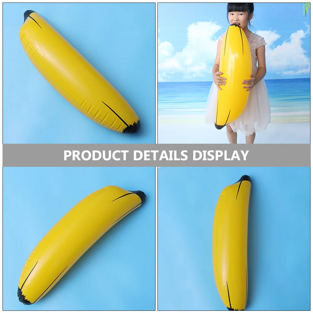 Toys Inflatable Banana Big Ring Stage Photo Props Single Party Decor 68x25cm for Bachelorette Balloons Pool