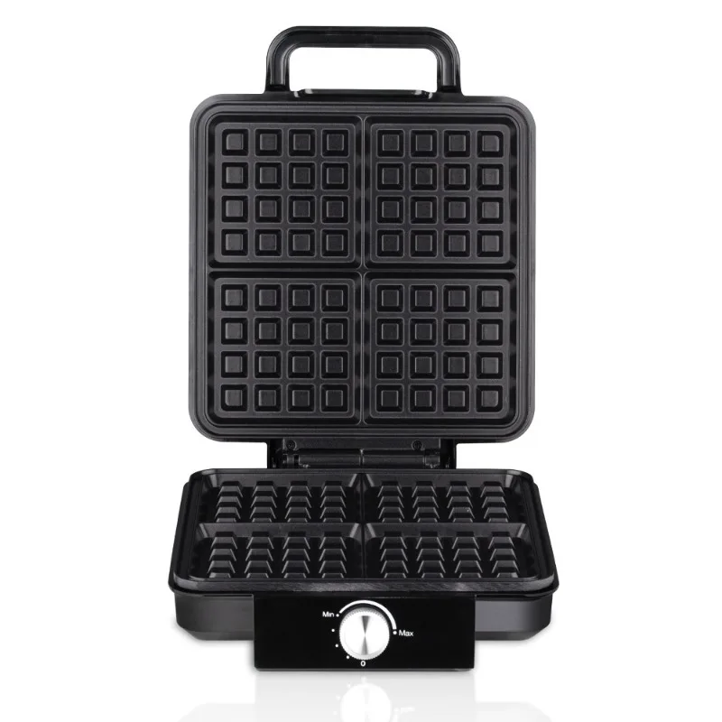 Cross-border European Union & UK Plug Breakfast Maker, Premium Multipurpose Home 4-Grid Burger & Waffle Sandwich Maker