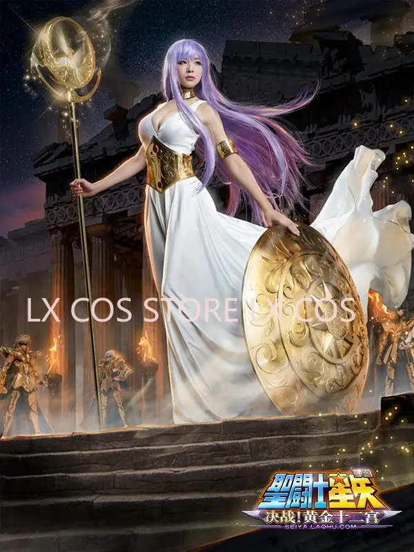 أزياء سانت سيا القماشية المفقودة ساشا (أثينا) فستان أبيض بأي حجم مخصص