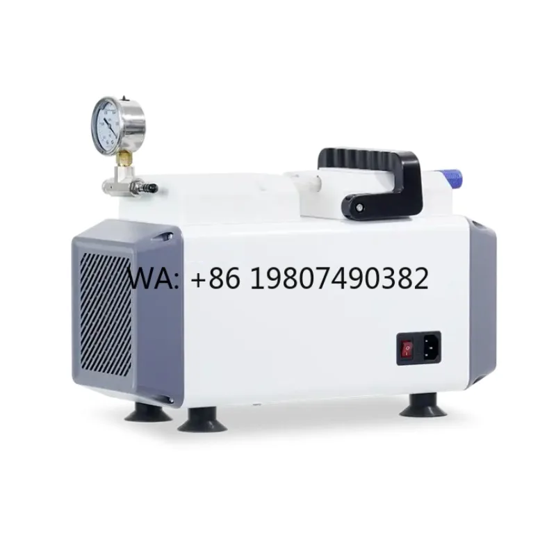Oil Free Diaphragm Vacuum Pump Portable Positive Negative Pressure Electric Air Pump for Laboratory Filtration