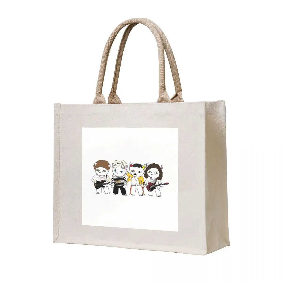 

Meow rock band Tote Bag cute pouch bag Women's tote bag canvas tote