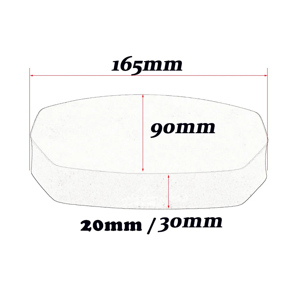 Almohadilla de espuma Universal para motocicleta de 20mm/30mm de espesor, almohadilla adhesiva de densidad para pista de asiento de carreras, espuma