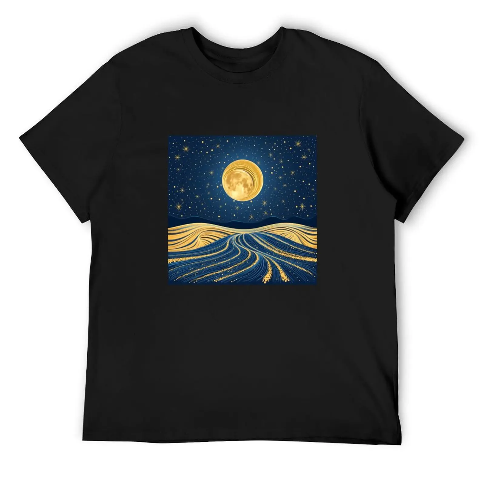 

Golden Night's Whisper T-Shirt custom t shirt oversized kawaii clothes hippie clothes funny t shirts men