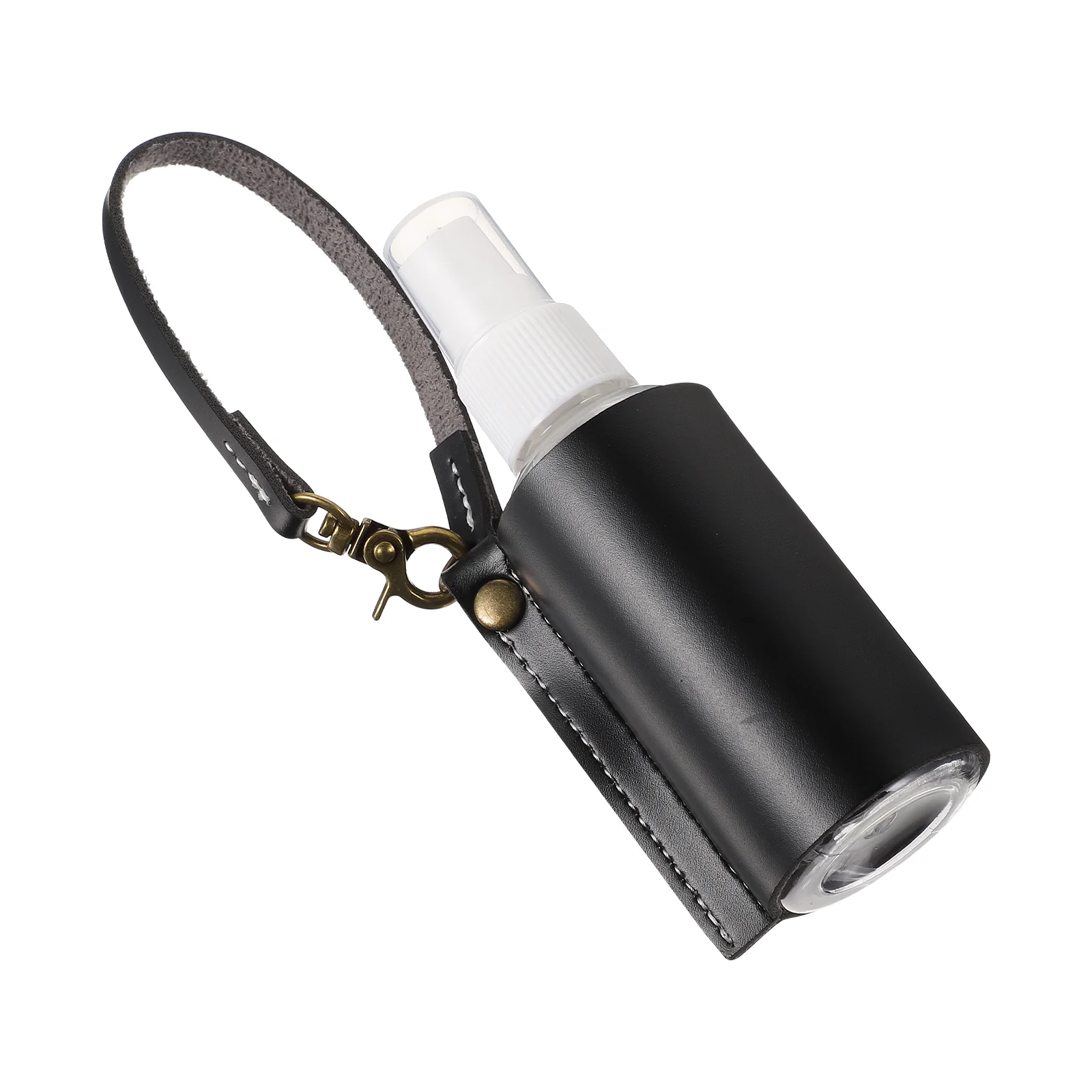 

60Ml Refillable Hand Keychain Bottle Mini Travel Bottles For Keys Bags Pu Lotion Storage Container Portable