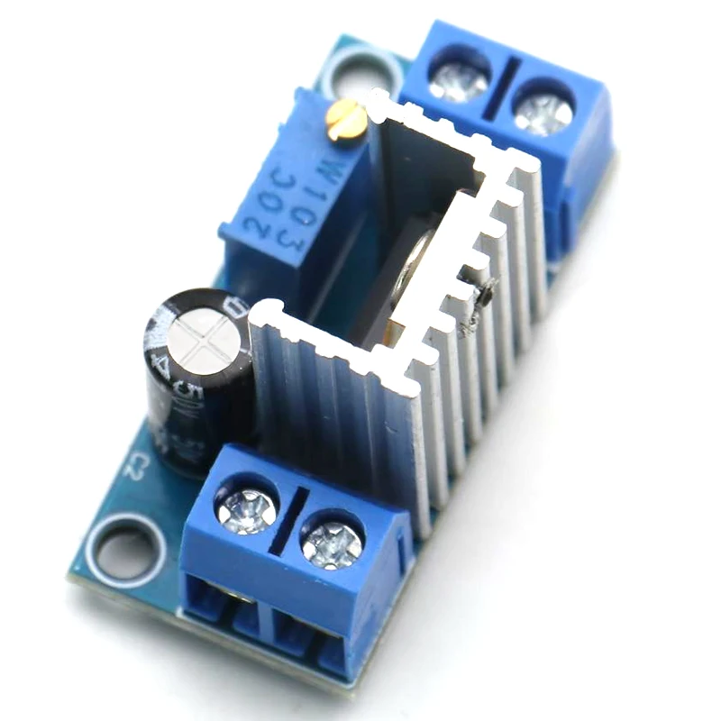 Modulo di alimentazione regolato regolabile da 10 pezzi/LM317, convertitore da DC-DC cc, scheda Step-Down, regolatore lineare regolabile