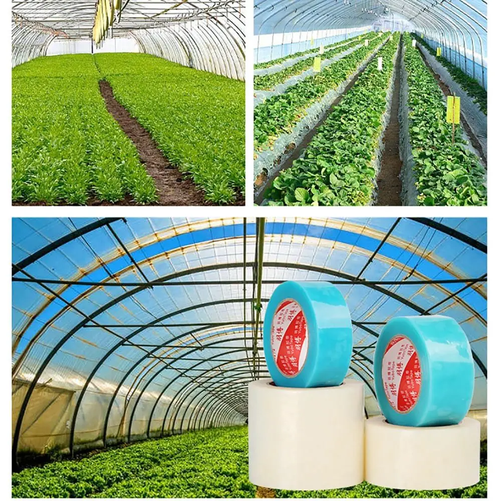 New UV Resistant Film Repair Tape Strong Adhesion Transparent Plastic Sheeting Tape Seaming Greenhouse Cover
