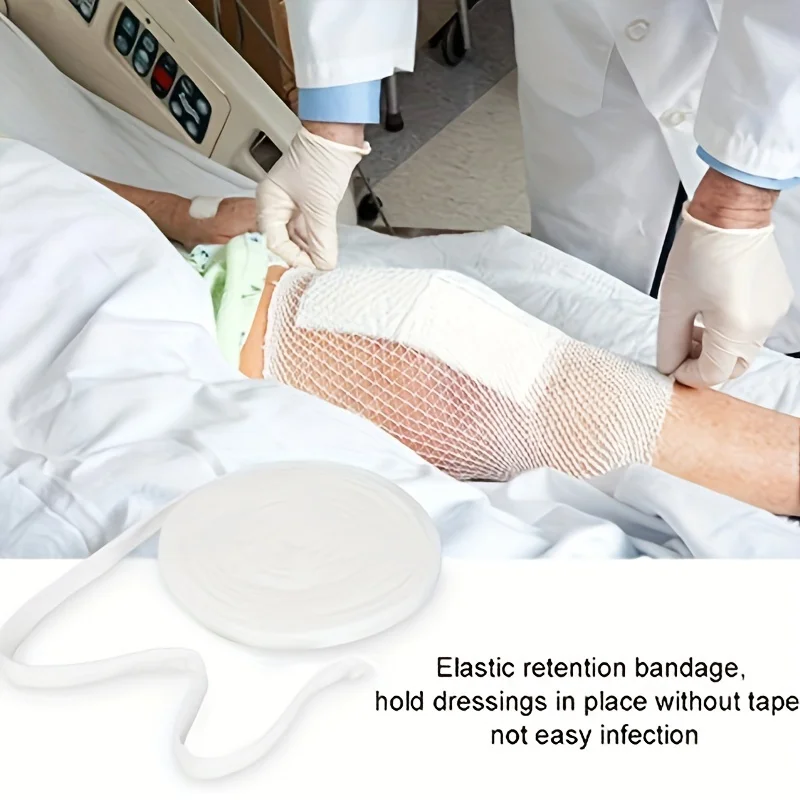 Elastic Tubular Mesh Bandage Breathable Gauze Wrist Ankle Finger Sports Injury Support First Aid Tape Compression Wrap Knee Care