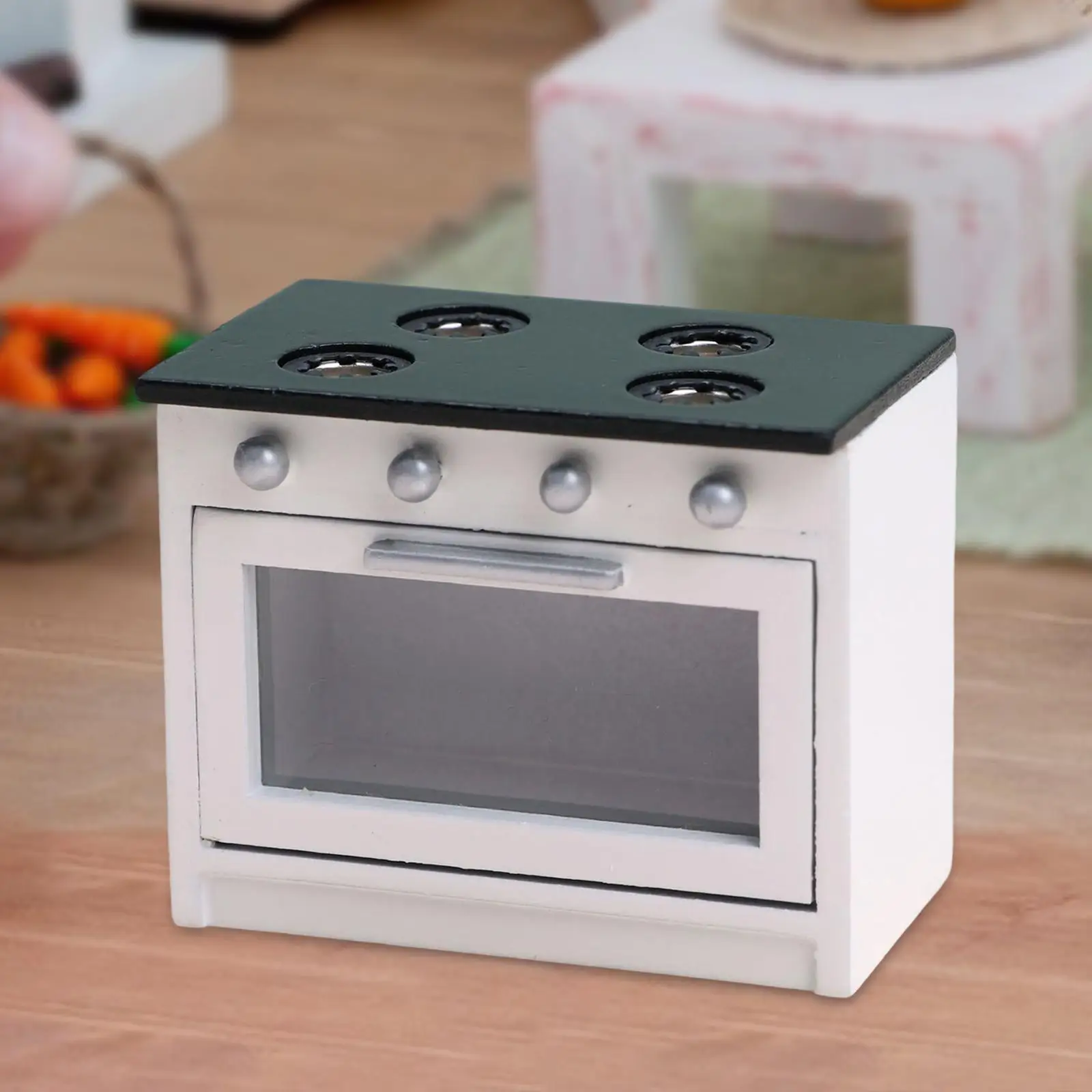 حوض مطبخ خشبي لبيت الدمى 1/12 للأطفال دعائم تصوير للأطفال الصغار طراز C