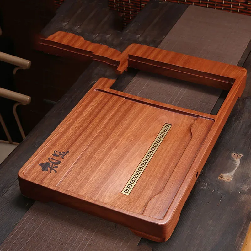 a*-Wood Plates For Food Luxury Tea Tray Office Valet Ceramic Accessories Tea Tray Tableware Hospitality Madera Teaware/.