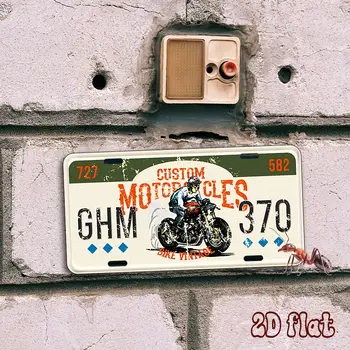 10 best sales Targa metallica personalizzata - №3