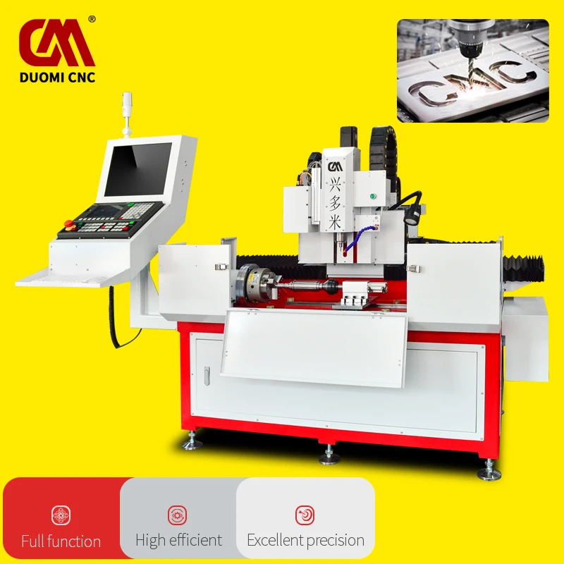 Aerospace Bolt Nut Multi-Angle Hole Recognition Precision Drilling Visual Positioning Four-Axis CNC Drilling Machine