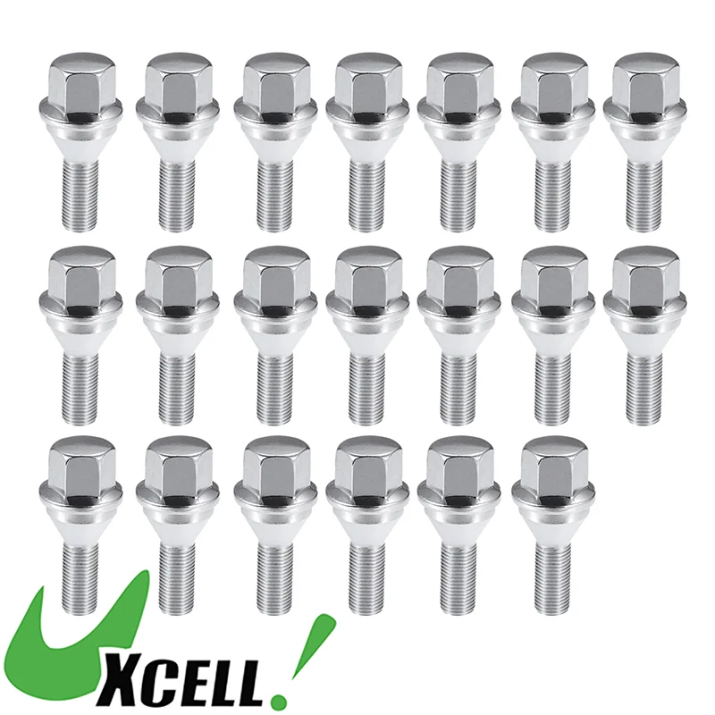 UXCELL 20 Pcs Car Wheel Lug Bolts No.6511051AA for Dodge Dart 1.4L, 2.0L, 2.4L 2013-2016 for Jeep Cherokee 2.0L, 2.4L 2023