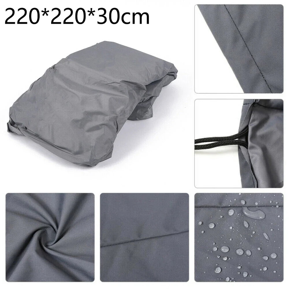 

Защита для наружного использования от дождя 220*220*30 см, чехол для спа, защита на открытом воздухе, 190 т, водонепроницаемая ткань, плотный дизайн
