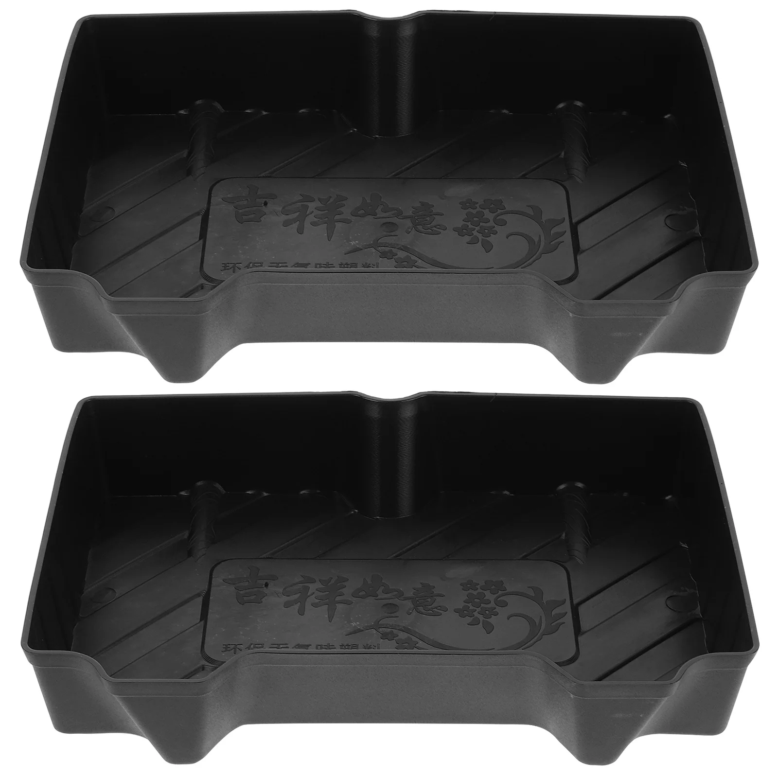 

2 Pcs Opening Flower Basket Tripod Plant Drainage Tray Planter Saucer Pot Water Various