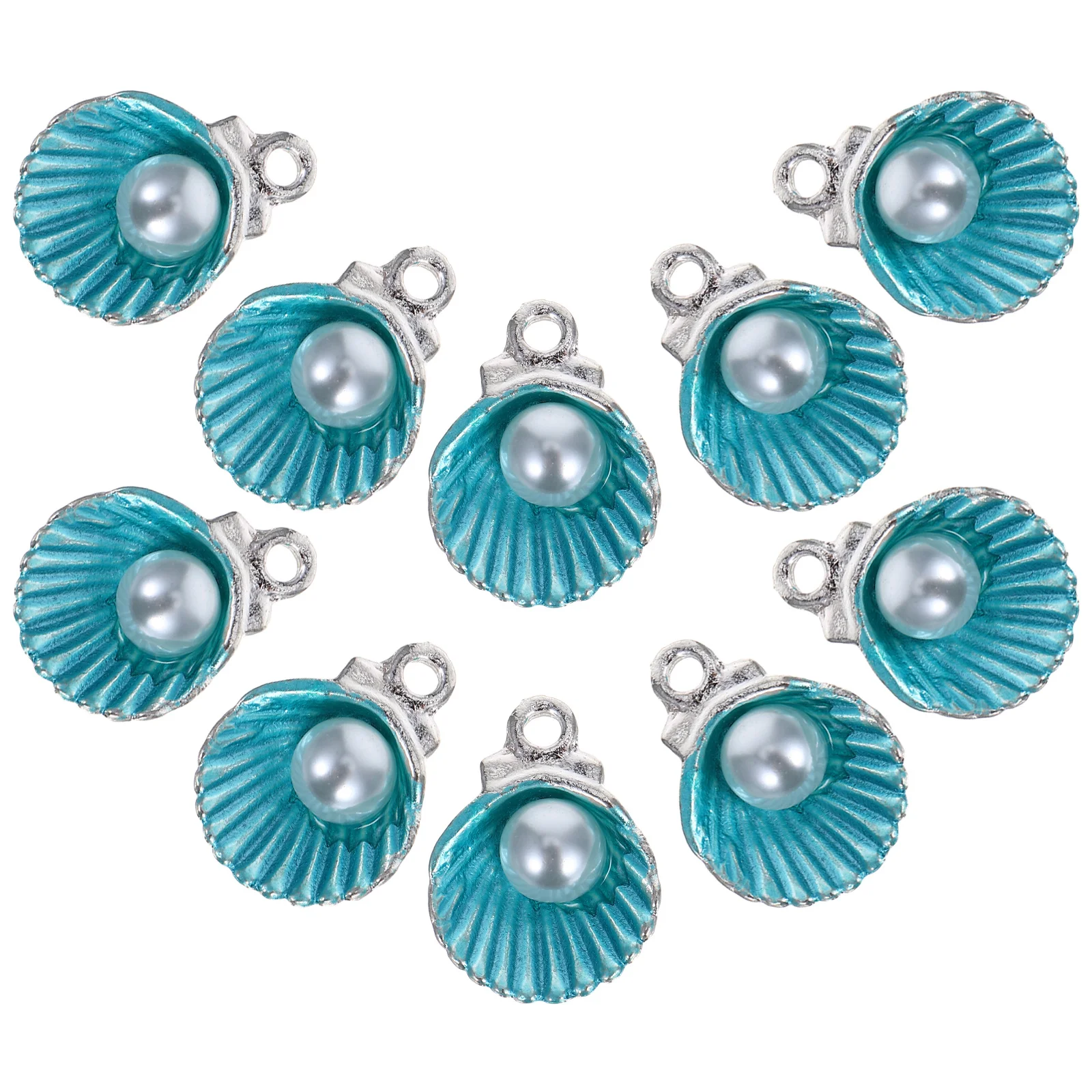 

30Pcs Shell Alloy Charms DIY Jewelry Pendants Bracelets Anklets Ocean Theme Vintage Handmade Decorative Accessories