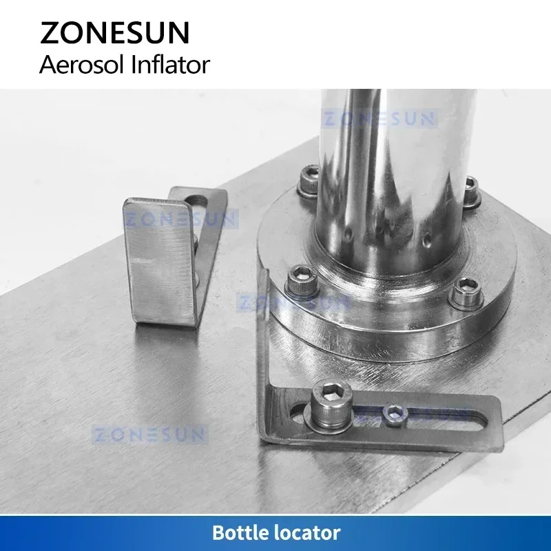 

ZONESUN ZS-CQ1 Manual Aerosol Gas Filling Machine Spray Can Inflator for N2 CO2 Air
