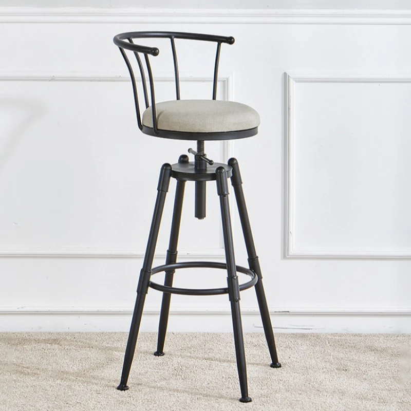 Creative Personality Bar Chair Restaurant Rotating High Lift Dinning Chair Reception Coffee Bar Furniture Tabouret De Bar XYBC