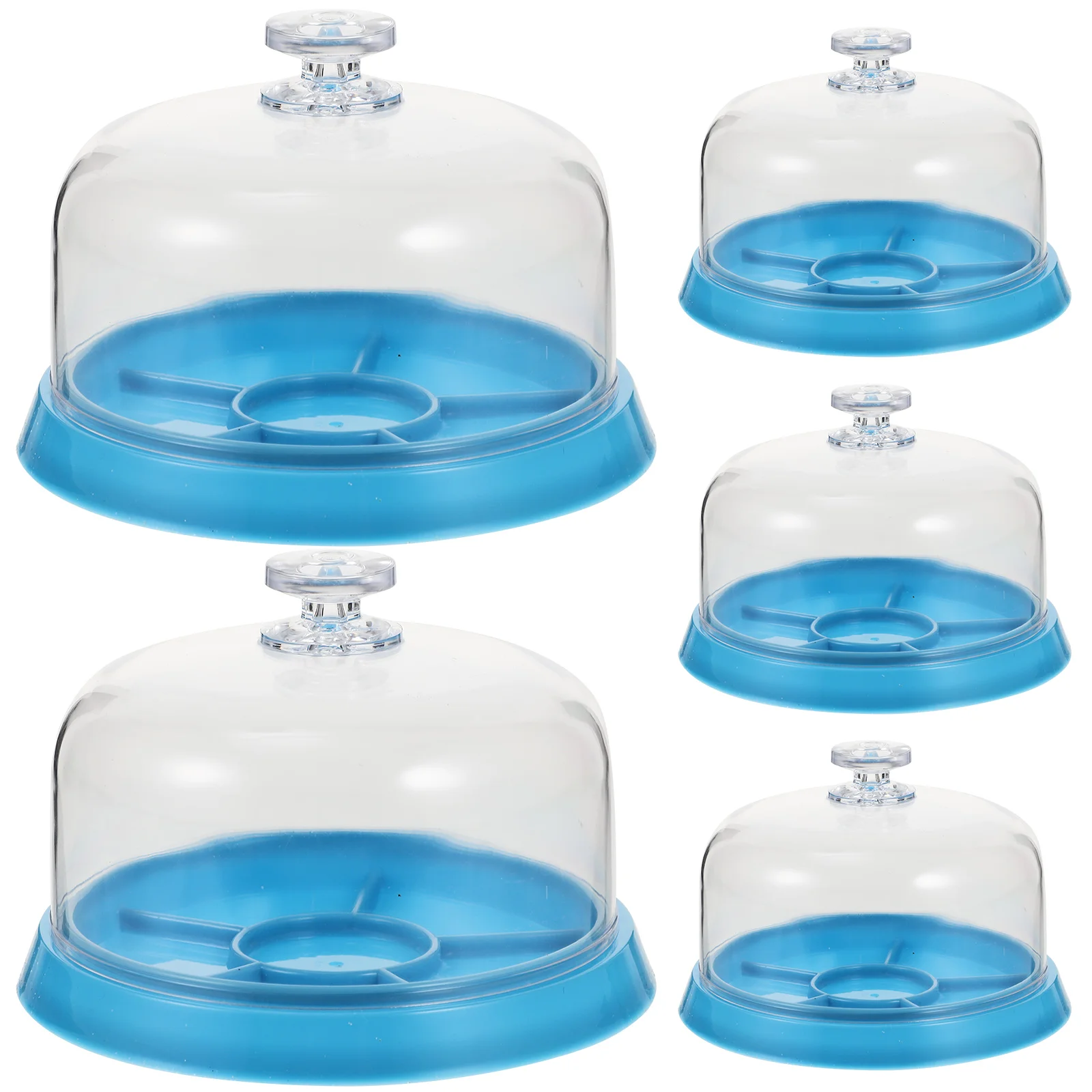 

Casing Dust Cover Watch Parts Storage Case Tools for Blue Plastic Watchmaker
