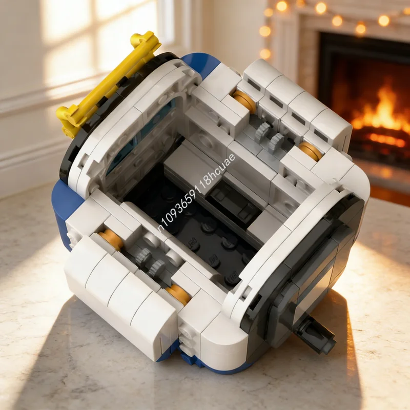 

282 детали MOC: Модуль хранения для грузовиков, конструктор, развивающая игрушка, идея для креативного рождественского подарка, обучающий конструктор