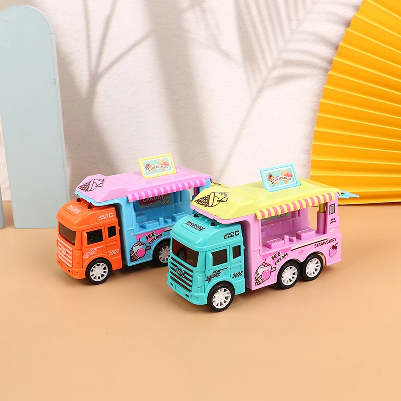 1PC New Ice Cream Candy Car Modle Play Toys Candy Car Ice Cream Candy Cart House Brain Game Kids Toys Children's Gift