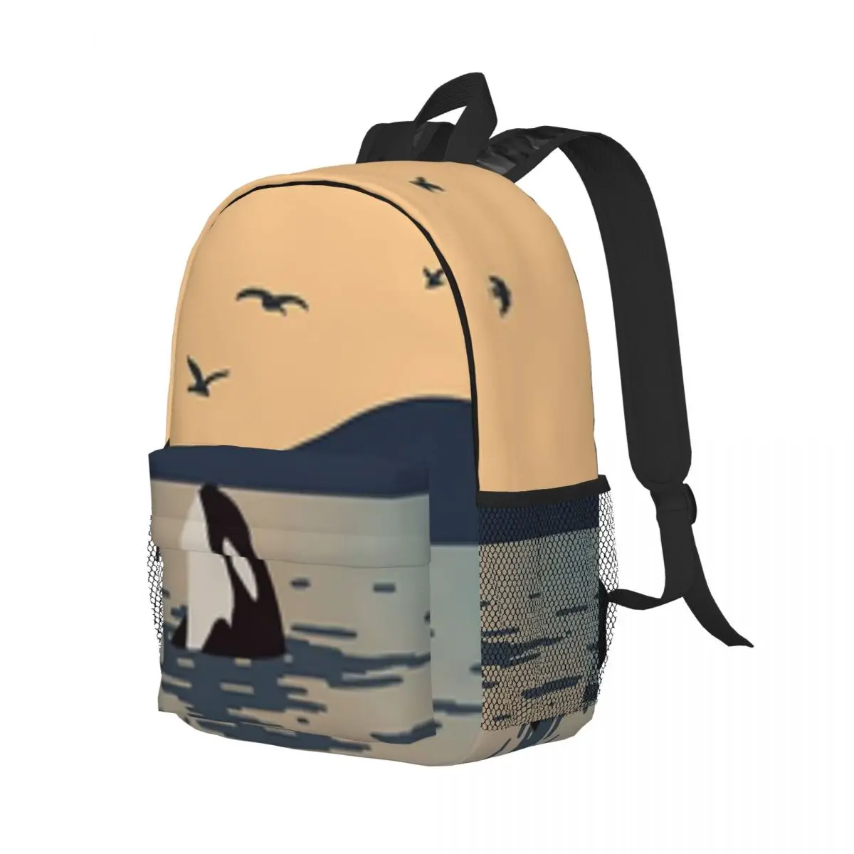 Plecak z nadrukiem Lekki, swobodny tornister dla dzieci Plecak młodzieżowy Anime Cartoon Schoolbag 15 cali